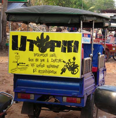 Utopia in Sihanoukville, Cambodia.