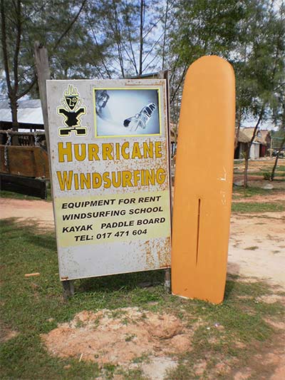 hurricane windsurfing on otres beach, sihanoukville, cambodia, kayak, paddleboard