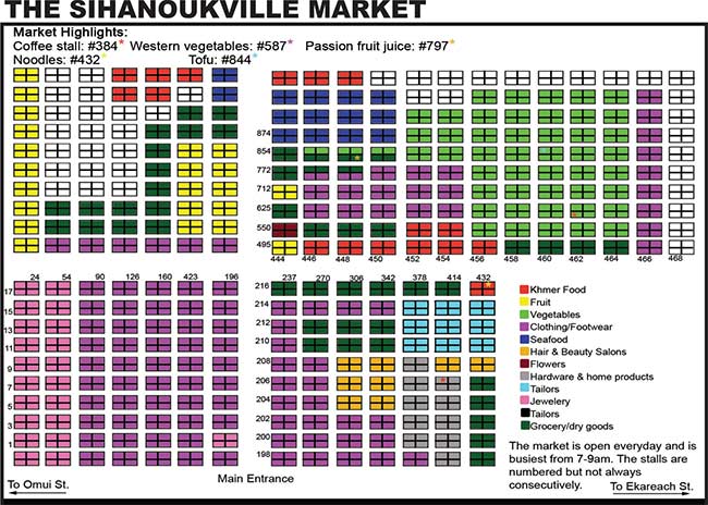 map of the sihanoukville market
