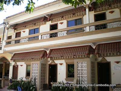 Gold Lion Hotel in Sihanoukville, Cambodia.