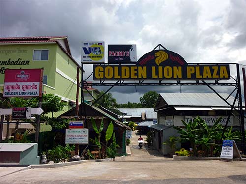 golden lion plaza, sihanoukville, cambodia.  beer bars.