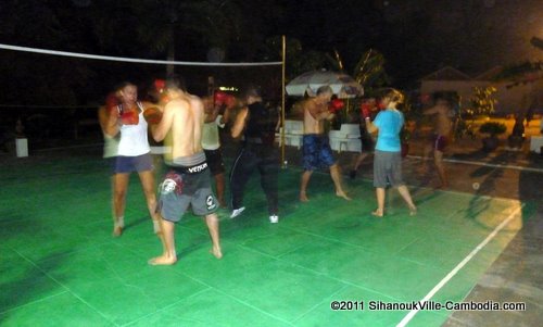 fitness and boxing center gym, sihanoukville, cambodia, pierre