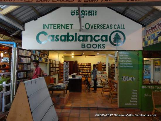 Casablanca Books in Sihanoukville, Cambodia.