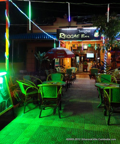 Reggae Bar in Sihanoukville, Cambodia.