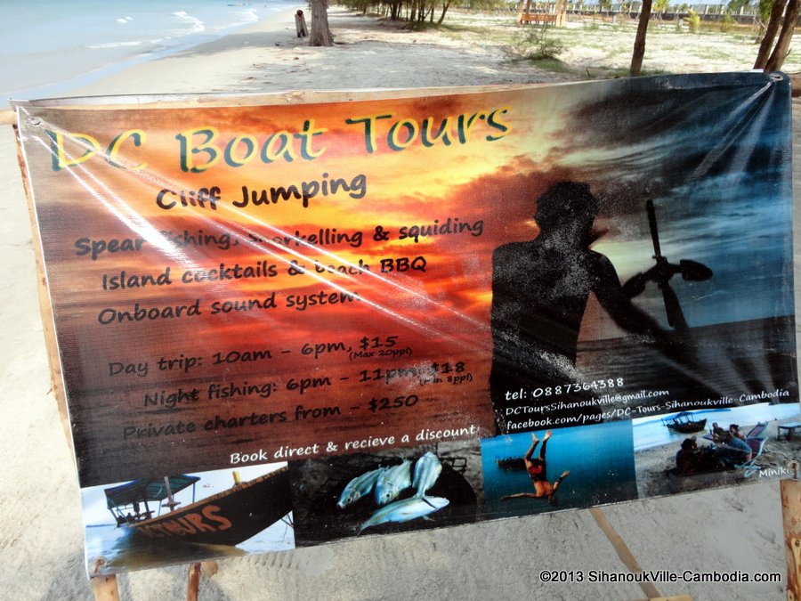 DC Boat Tours in Sihanoukville, Cambodia.