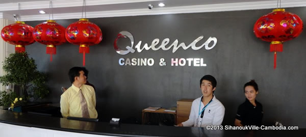 Queenco Hotel & Casino in Sihanoukville, Cambodia.