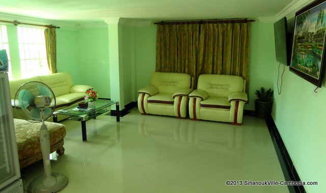 The Green House Guesthouse in SihanoukVille, Cambodia.
