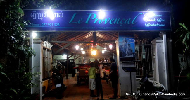 Le Provencal Guesthouse in SihanoukVille, Cambodia.