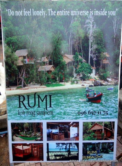Rumi Bungalows on Koh Rong Samloem Island in SihanoukVille, Cambodia.