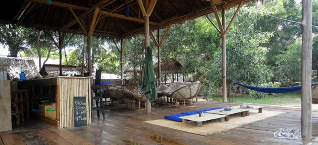 The Living Room Restaurant in SihanoukVille, Cambodia.