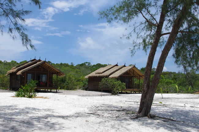 Secret Paradies Resort on Koh Rong Samloem Island in Cambodia.