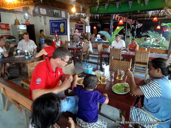 German Beergarden in SihanoukVille, Cambodia.