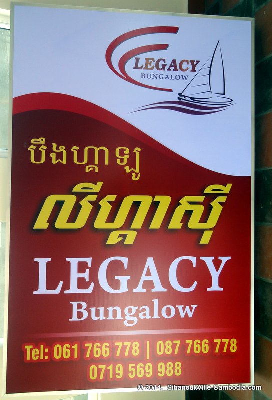 Legacy Bungalows in SihanoukVille, Cambodia.
