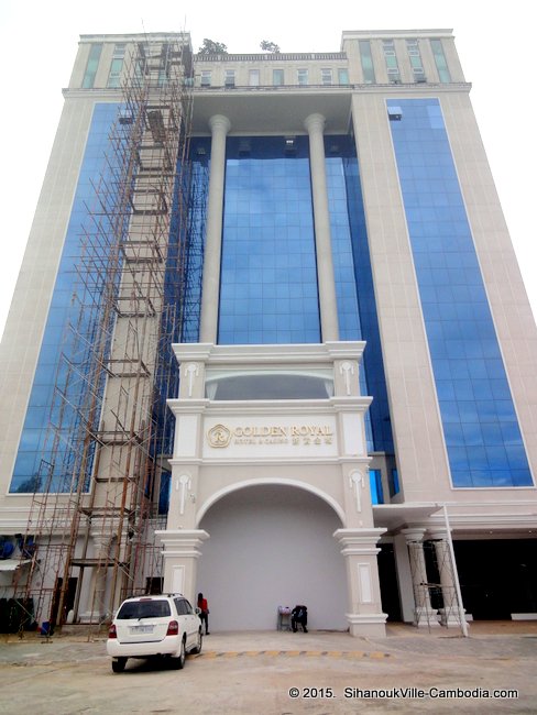 Golden Royal Hotel and Casino in SihanoukVille, Cambodia.