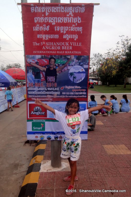 5th SihanoukVille Angkor Beer International Half Marathon in SihanoukVille, Cambodia.