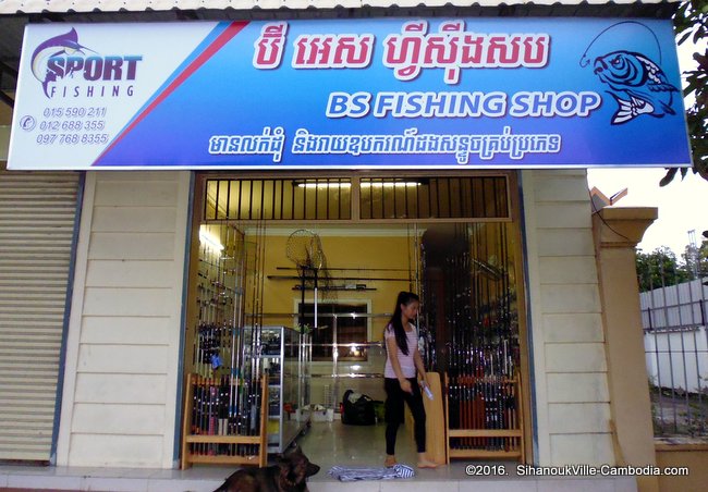 BS Fishing Shop in SihanoukVille, Cambodia.