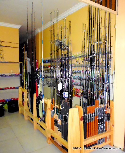 BS Fishing Shop in SihanoukVille, Cambodia.