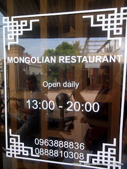 Modern Nomads Mongolian Restaurant in SihanoukVille, Cambodia.