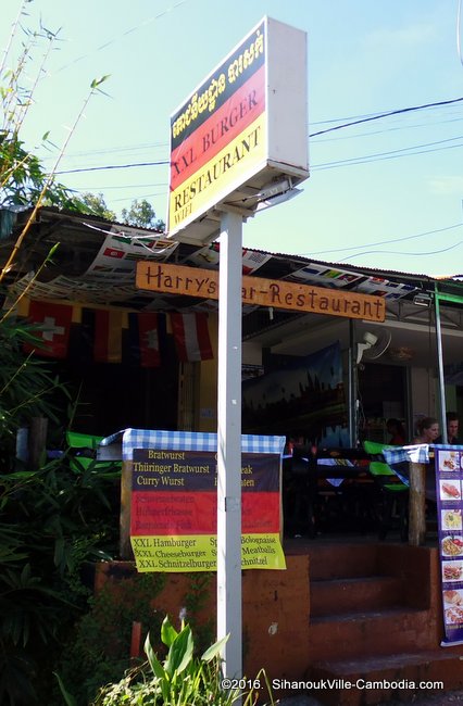 Harry's Bar and Restaurant in SihanoukVille, Cambodia.