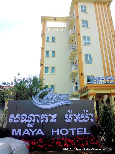 Maya Hotel in SihanoukVille, Cambodia.