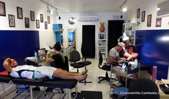 South Coast Tattoo Studio in SihanoukVille, Cambodia.