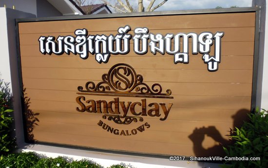 Sandy Clay Bungalows in SihanoukVille, Cambodia.