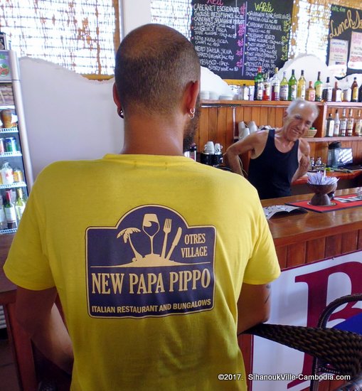 New Papa Pippo Restaurant and Bungalows in SihanoukVille, Cambodia.