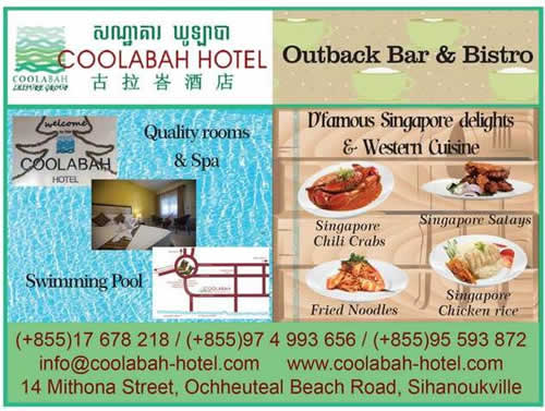 Coolabah Resort and Outback Bar in Sihanoukville, Cambodia.