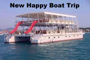 Happy Boat in SihanoukVille, Cambodia.