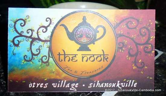 The Nook Tea & Treasures in SihanoukVille, Cambodia.