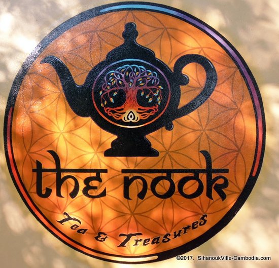 The Nook Tea & Treasures in SihanoukVille, Cambodia.