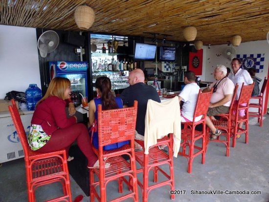 Stevie C's Sports Bar in Sihanoukville, Cambodia.
