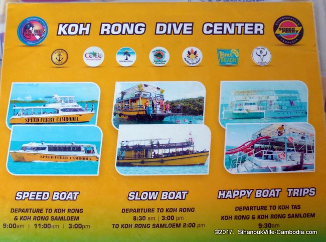 Koh Rong Speed Ferry Cambodia Boat Ferry in SihanoukVille, Cambodia.