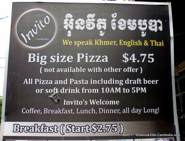 Invito Guesthouse & Restaurant  in Sihanoukville, Cambodia.