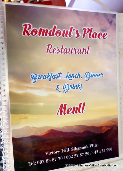 Roumdoul's Place Restaurant. Sihanoukville, Cambodia