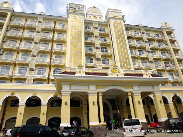 Snake House Casino, Big House Hotel and Majestic Restaurant in Sihanoukville, Cambodia.