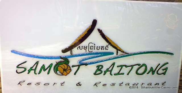 Samot Baitong Resort & Restaurant in SihanoukVille, Cambodia.  Otres Riverside.