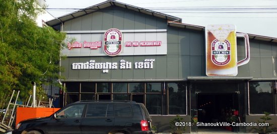 Five Men Microbrewery in SihanoukVille, Cambodia.