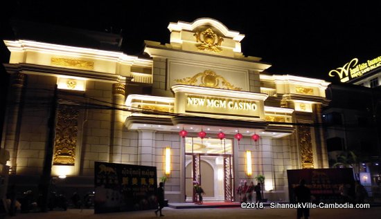 New Mei Gao Mei Casino (New MGM Casino) in SihanoukVille, Cambodia.
