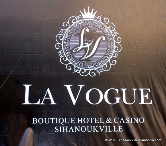 La Vogue Boutique Hotel and Casino in SihanoukVille, Cambodia.