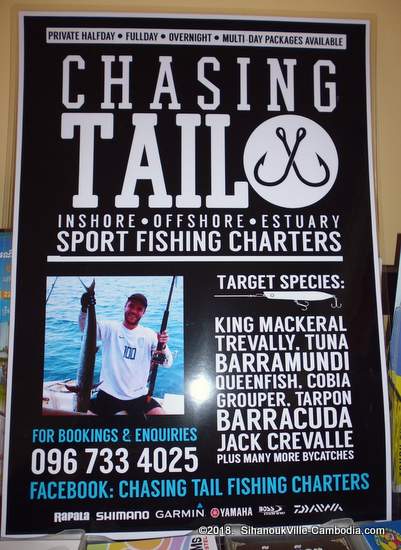 Chasing Tail Fishing Charters in SihanoukVille, Cambodia.