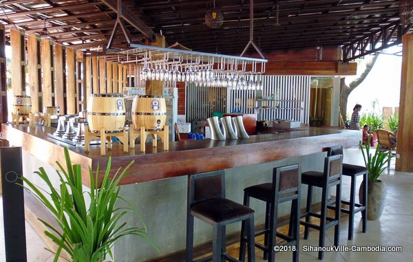 Five Men Microbrewery and KTV and Beach Bar in SihanoukVille, Cambodia.