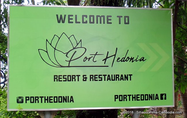 Port Hedonia Resort in Sihanoukville, Cambodia.