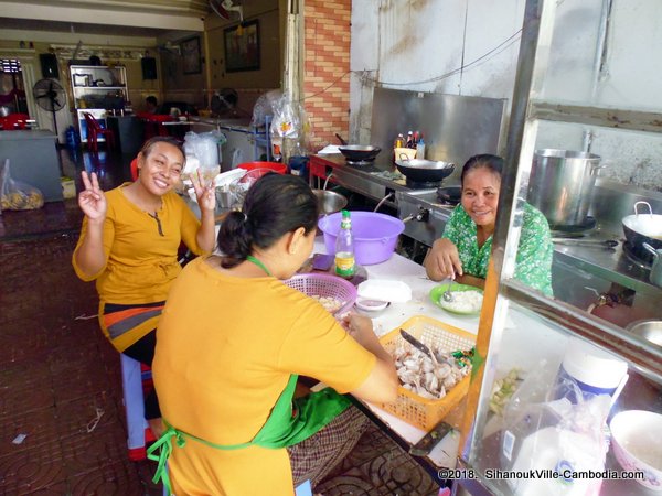 Grace's Resto Indonesian Food in SihanoukVille, Cambodia.