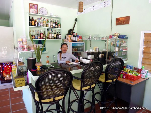 Escape Gourmet Coffee in Sihanoukville, Cambodia.  Otres Village
