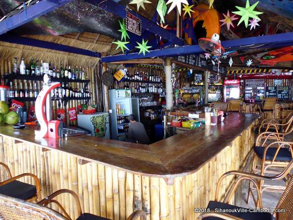 Otres Seaside Corner Bar in Sihanoukville, Cambodia. width=