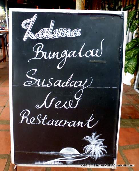 LaLuna Bungalows and Susaday Restaurant in SihanoukVille, Cambodia.