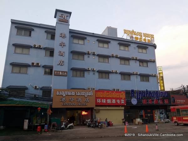 Central Hotel in SihanoukVille, Cambodia.