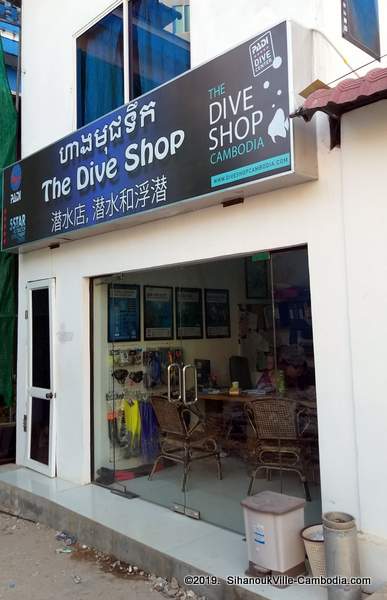 The Dive Shop Cambodia in Sihanoukville, Cambodia.
