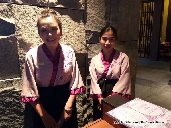 Sakura Japanese Restaurant at Xihu Resort in SihanoukVille, Cambodia.
